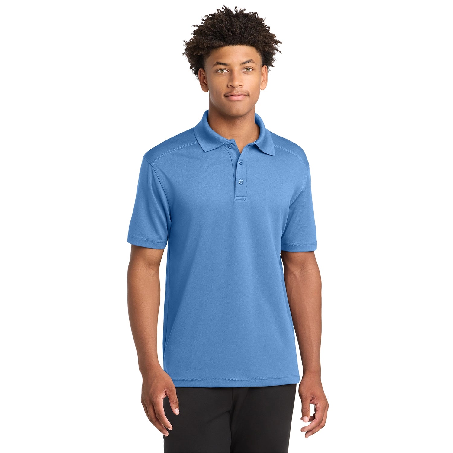 SportTek PosiCharge MicroMesh Embroidered Polo