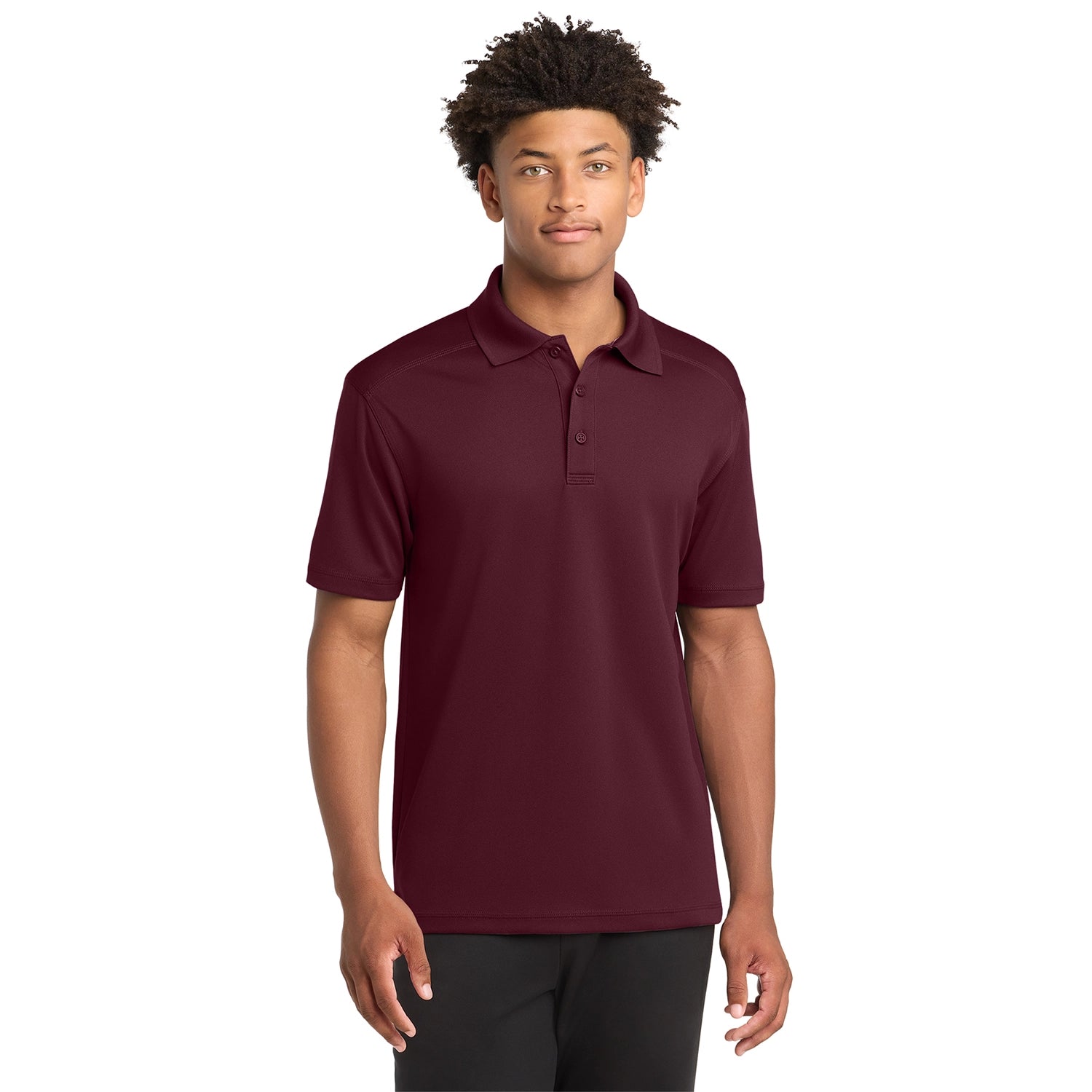 SportTek PosiCharge MicroMesh Embroidered Polo