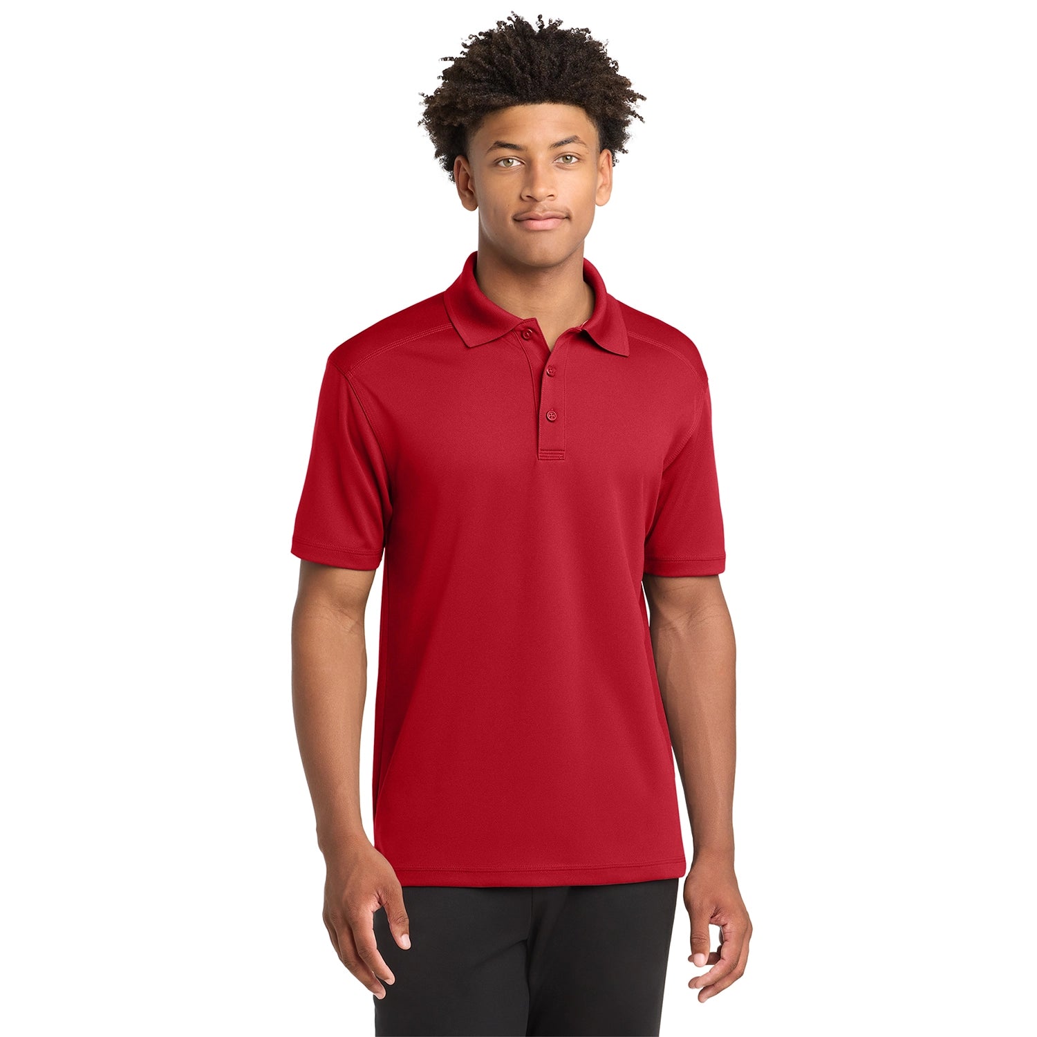 SportTek PosiCharge MicroMesh Embroidered Polo