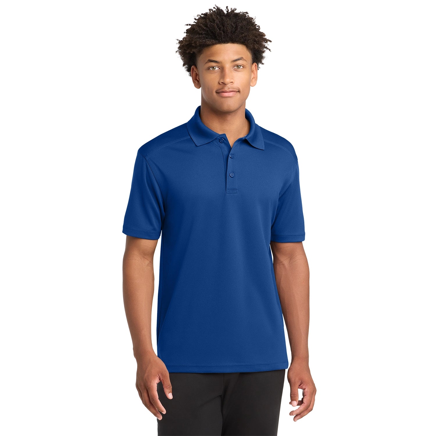 SportTek PosiCharge MicroMesh Embroidered Polo