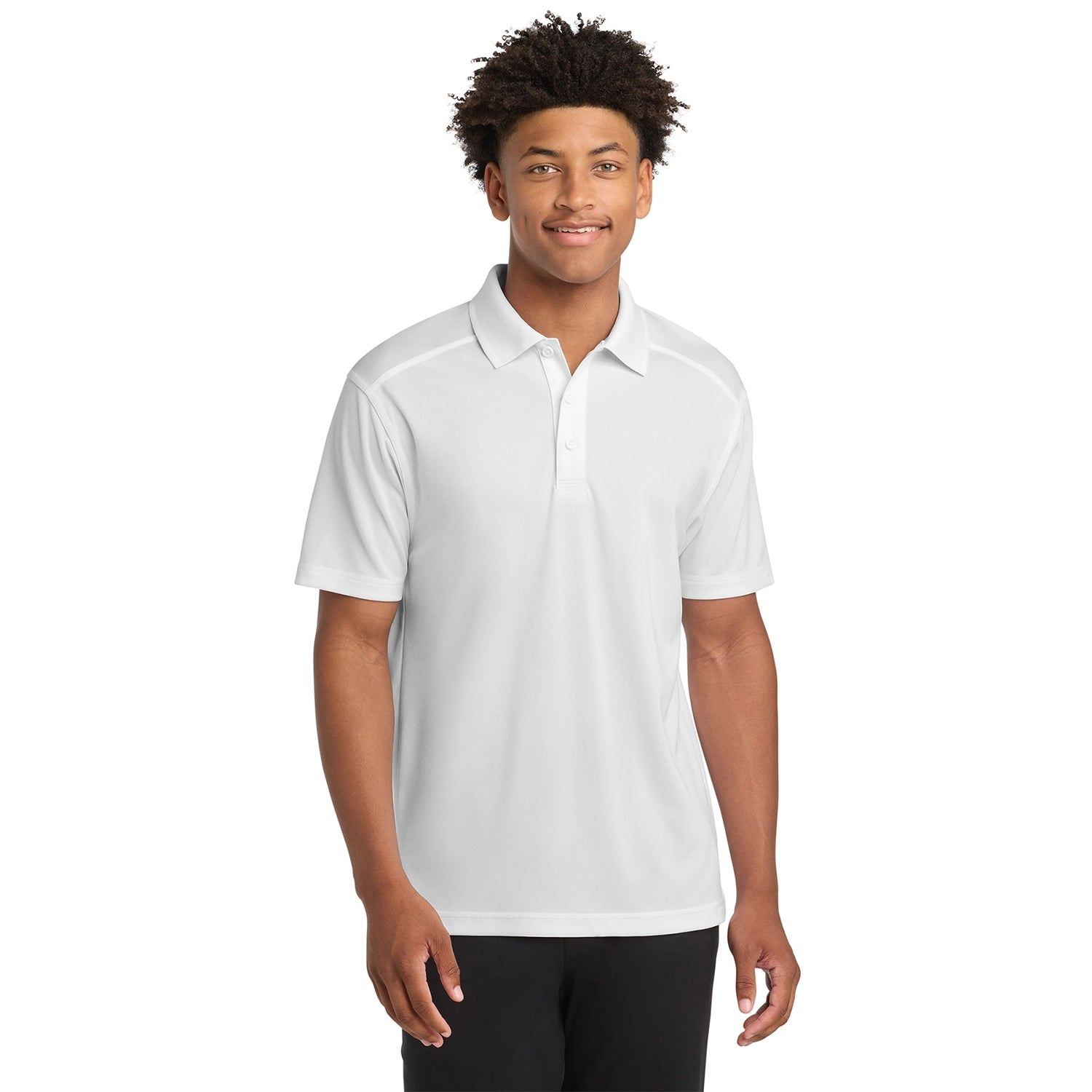 SportTek PosiCharge MicroMesh Embroidered Polo