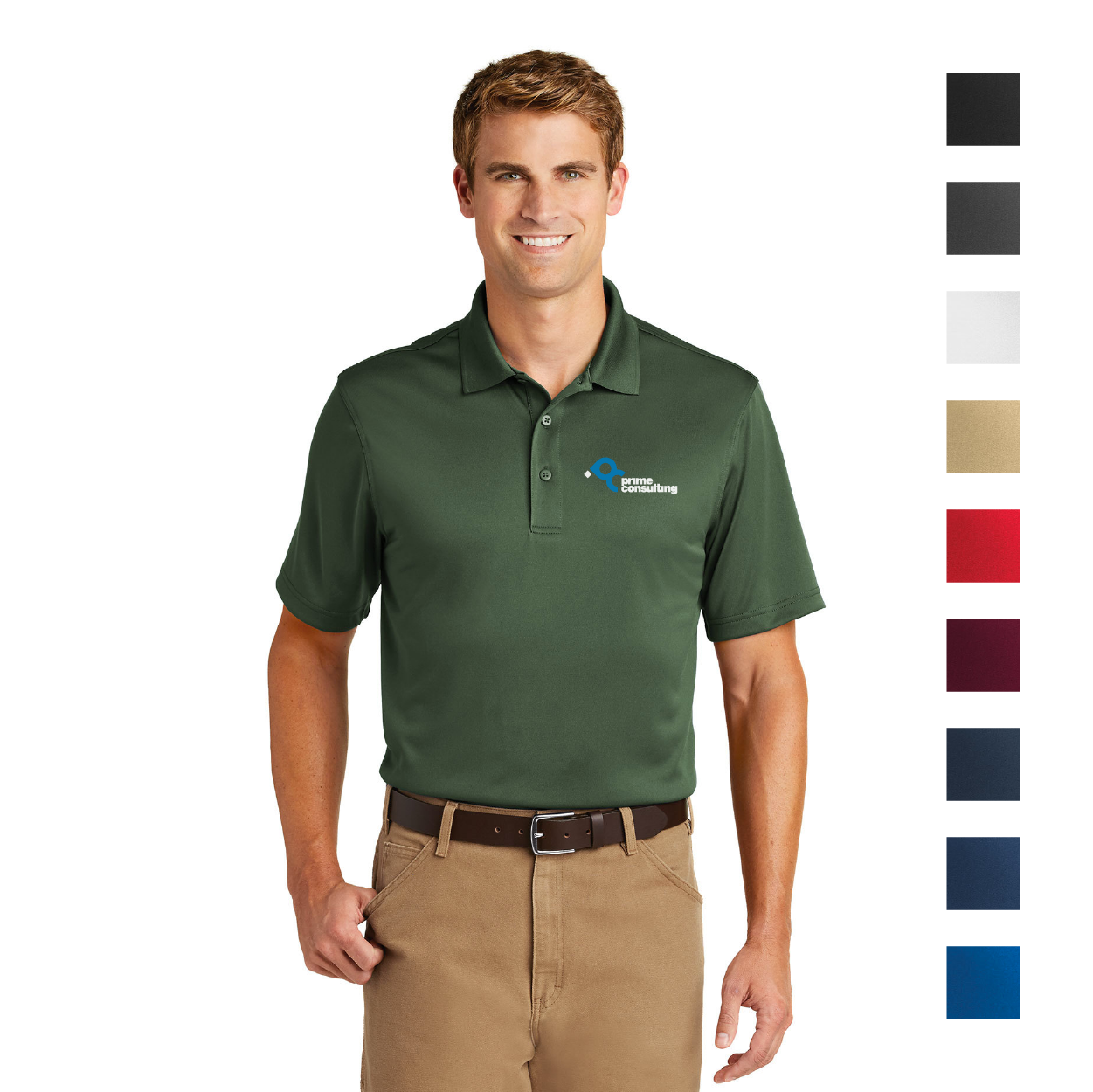 CornerStone - Select Snag-Proof Embroidered Polo - Black