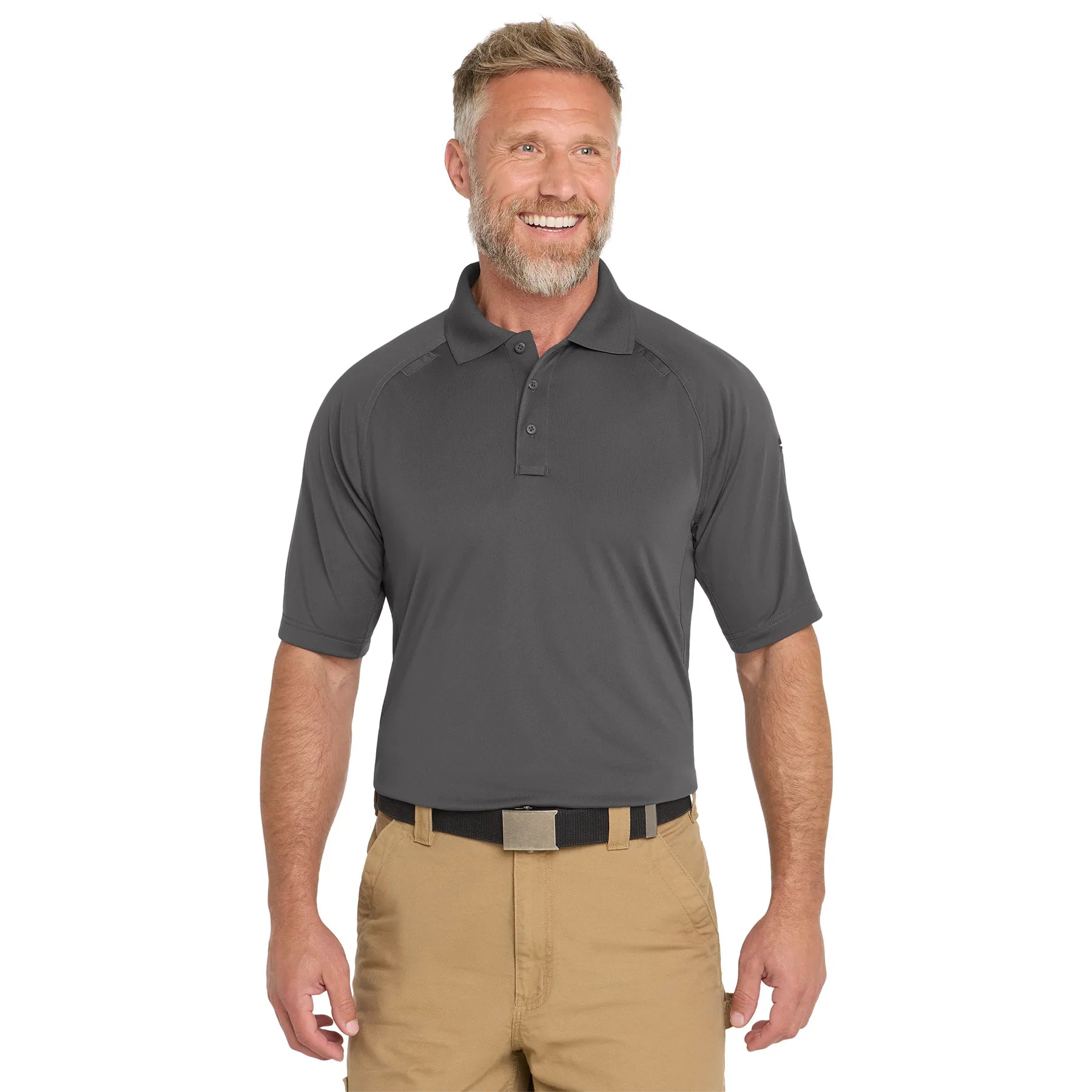 CornerStone Select Lightweight Snag-Proof Tactical Embroidered Polo - Dark Navy Blue