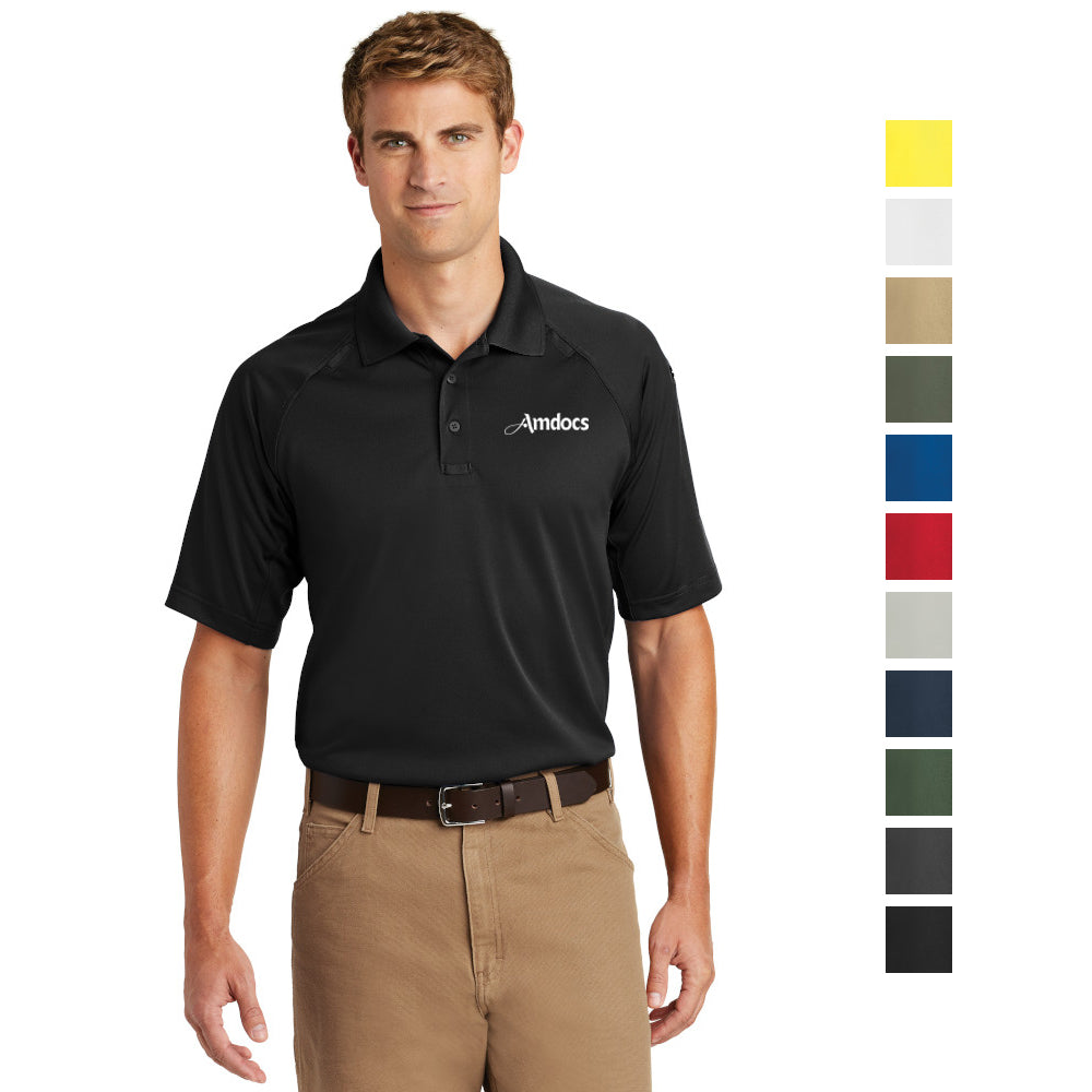 CornerStone - Select Snag-Proof Tactical Embroidered Polo - Black