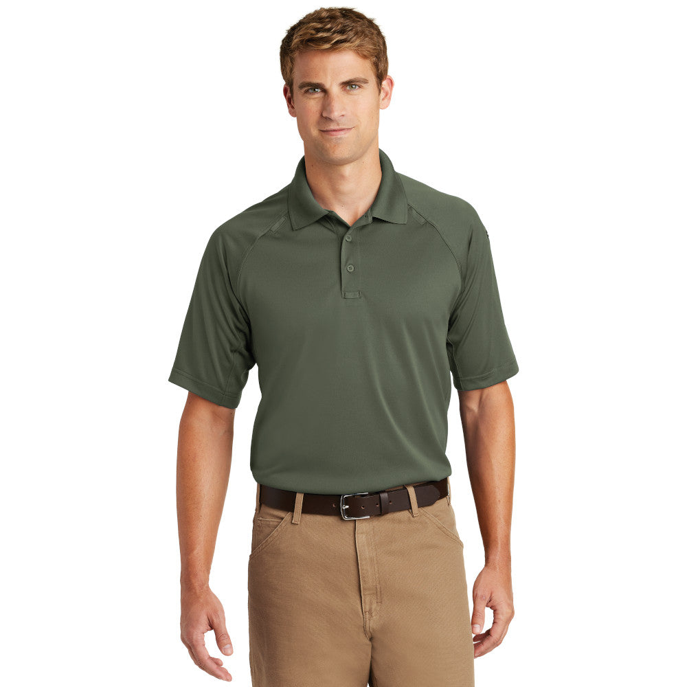 CornerStone - Select Snag-Proof Tactical Embroidered Polo - Tan Beige