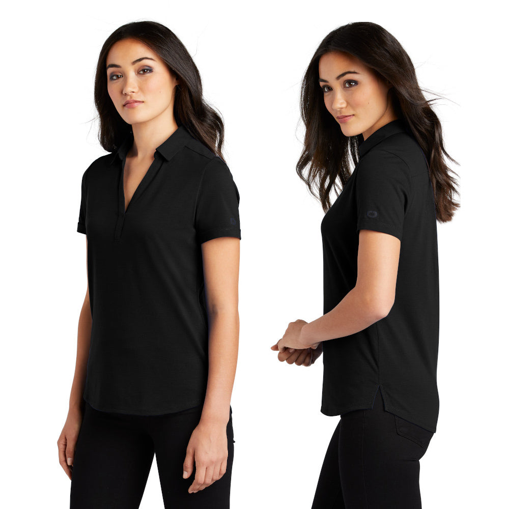 OGIO Women's Limit Embroidered Polo - Bright White