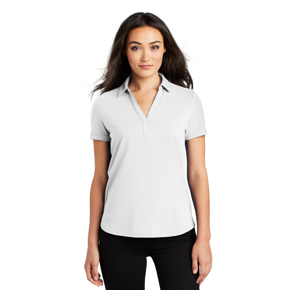OGIO Women's Limit Embroidered Polo - Diesel Grey (PMS 7540C)