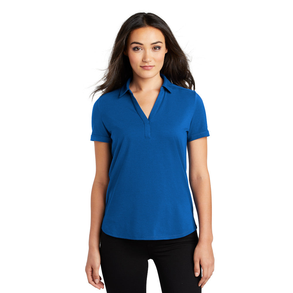 OGIO Women's Limit Embroidered Polo - Navy Blue (PMS 533C)