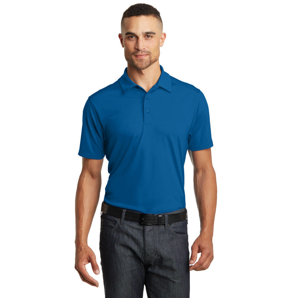 OGIO Framework Embroidered Polo - Diesel Grey (PMS 7540C)