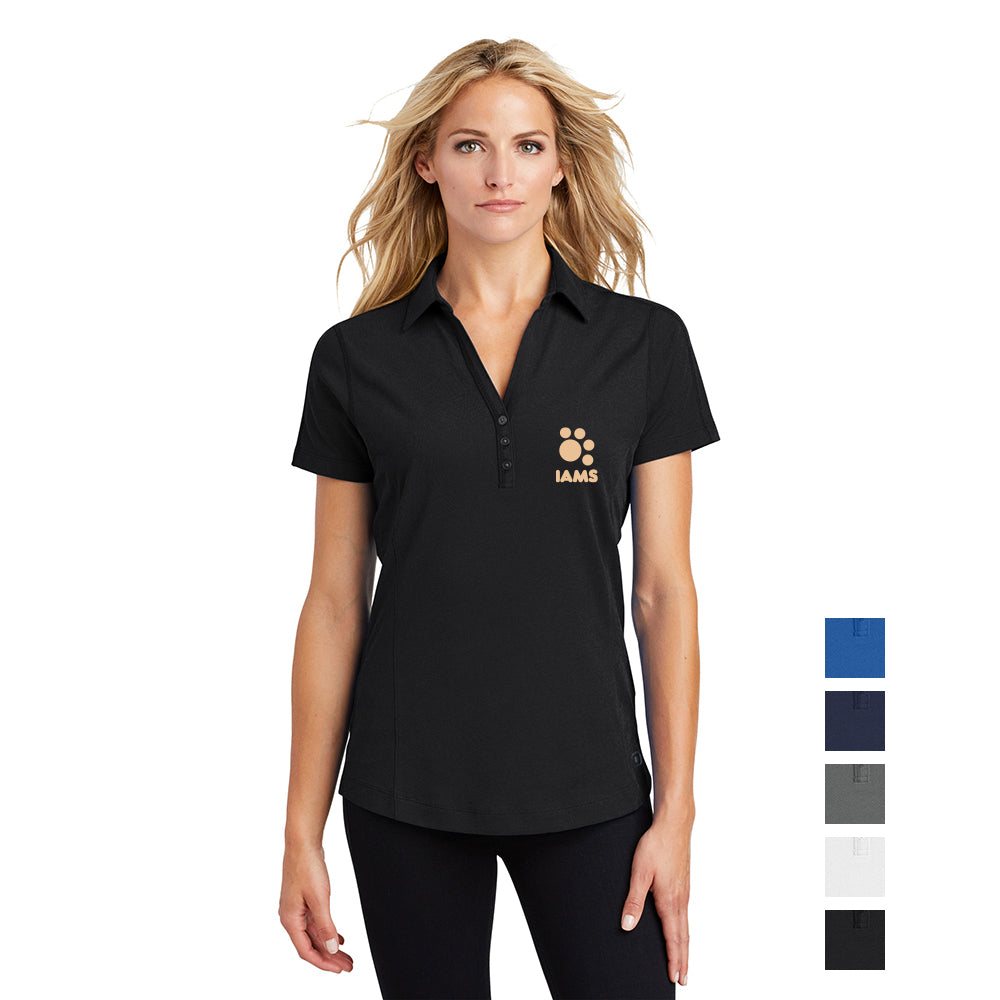 OGIO Women's Onyx Embroidered Polo - Blacktop Black