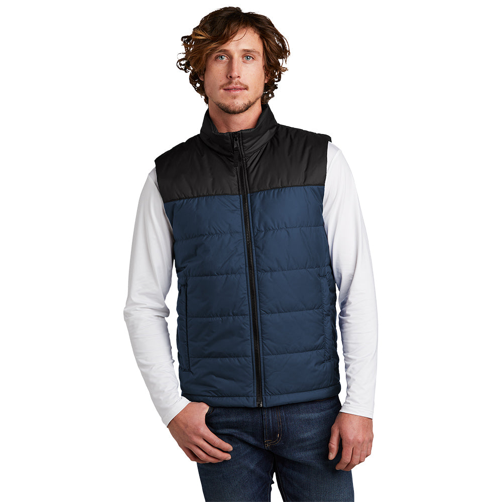 The North Face Everyday Insulated Embroidered Vest – Burnt Olive Green