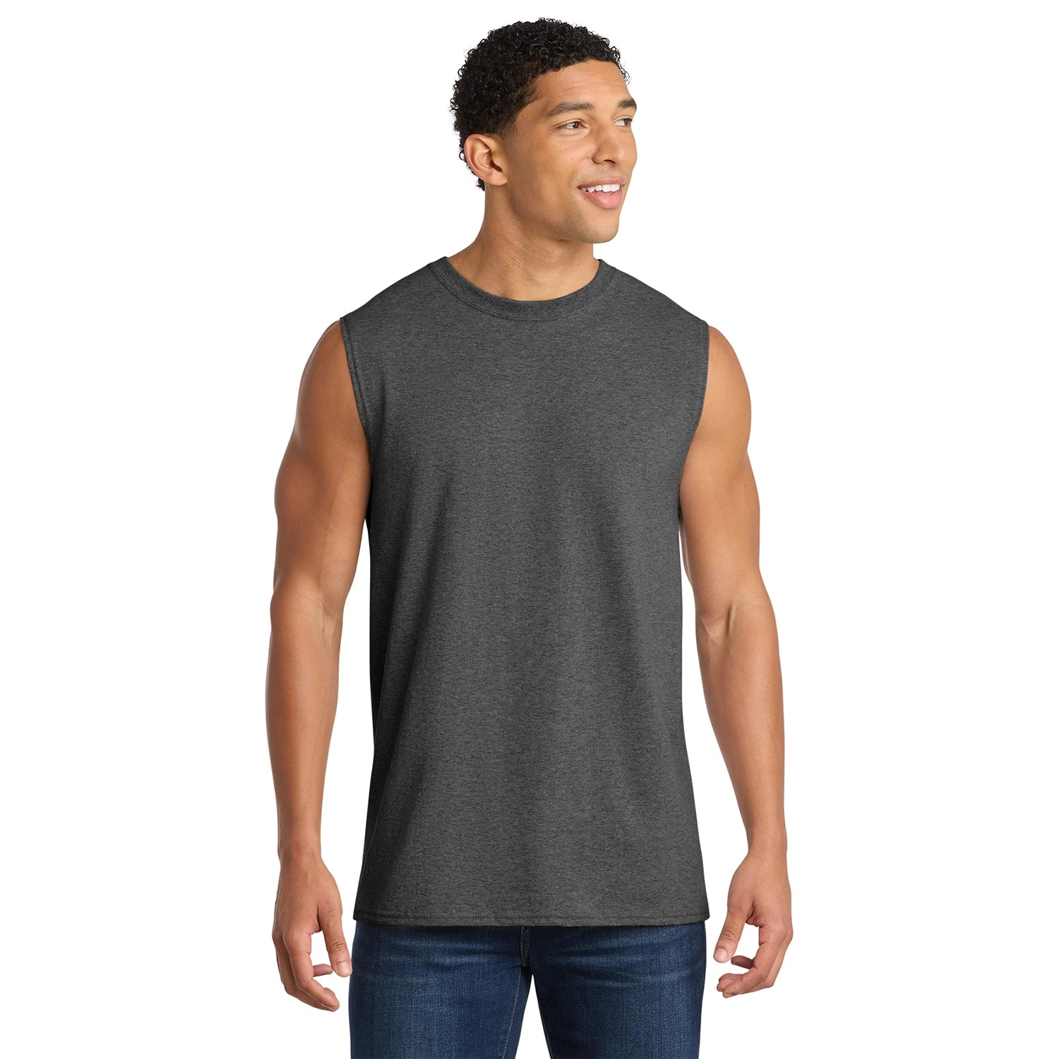 Port & Co Decorated Core Cotton Sleeveless Tee