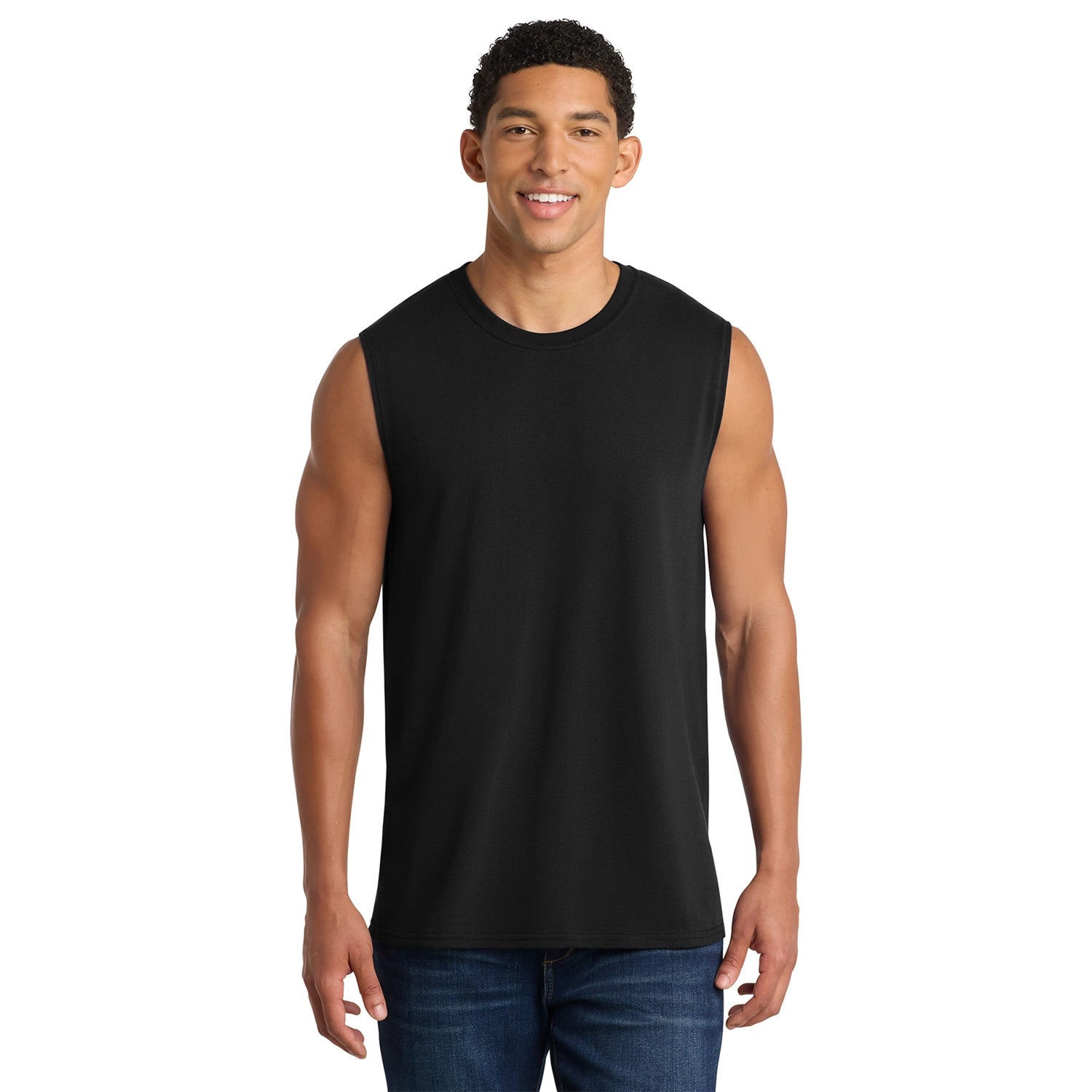Port & Co Decorated Core Cotton Sleeveless Tee