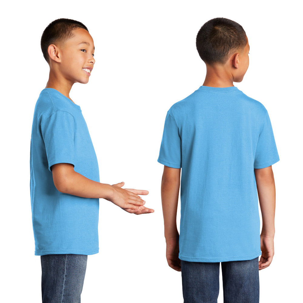 Port & Company Youth Core Cotton Tee Decorated