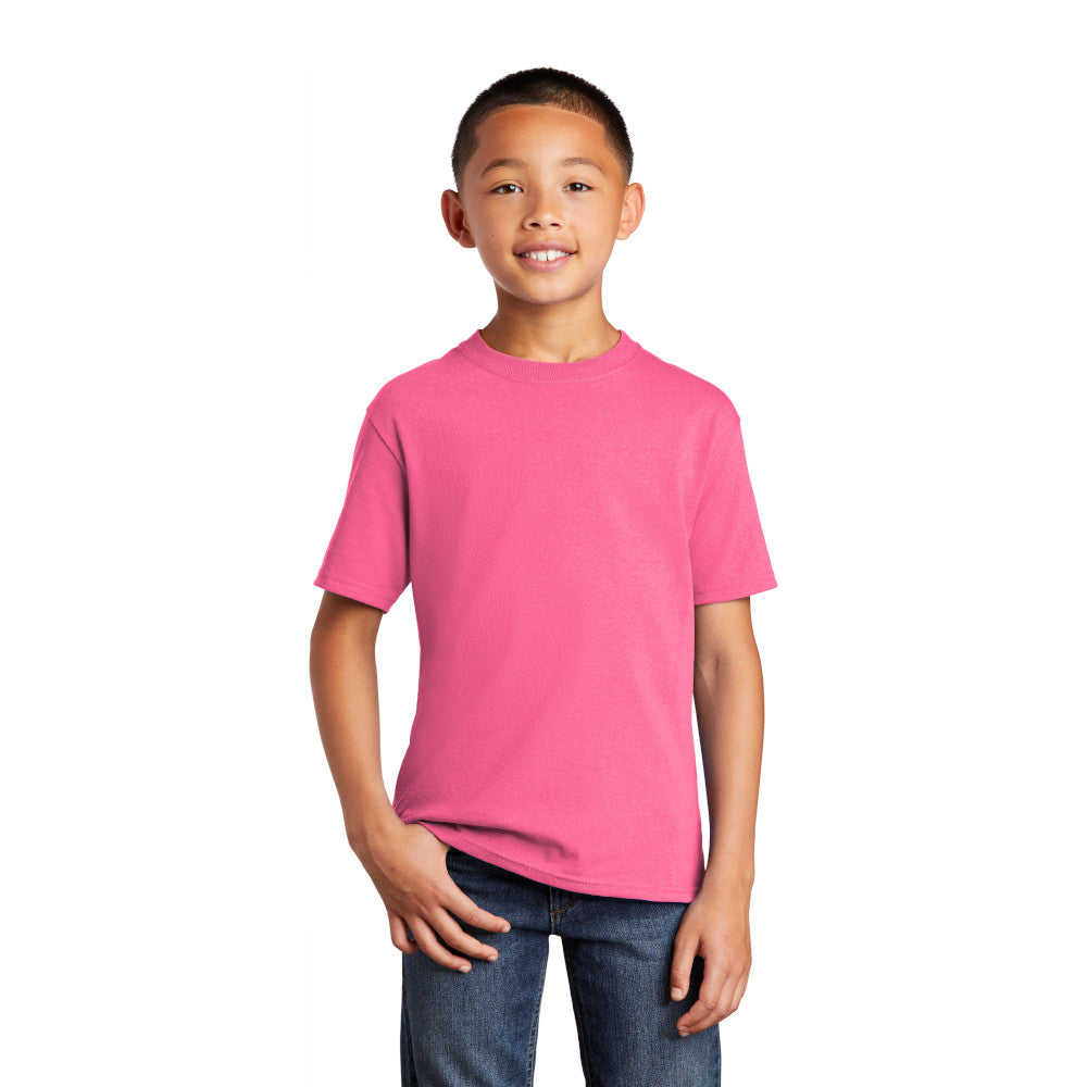 Port & Company Youth Core Cotton Tee Decorated