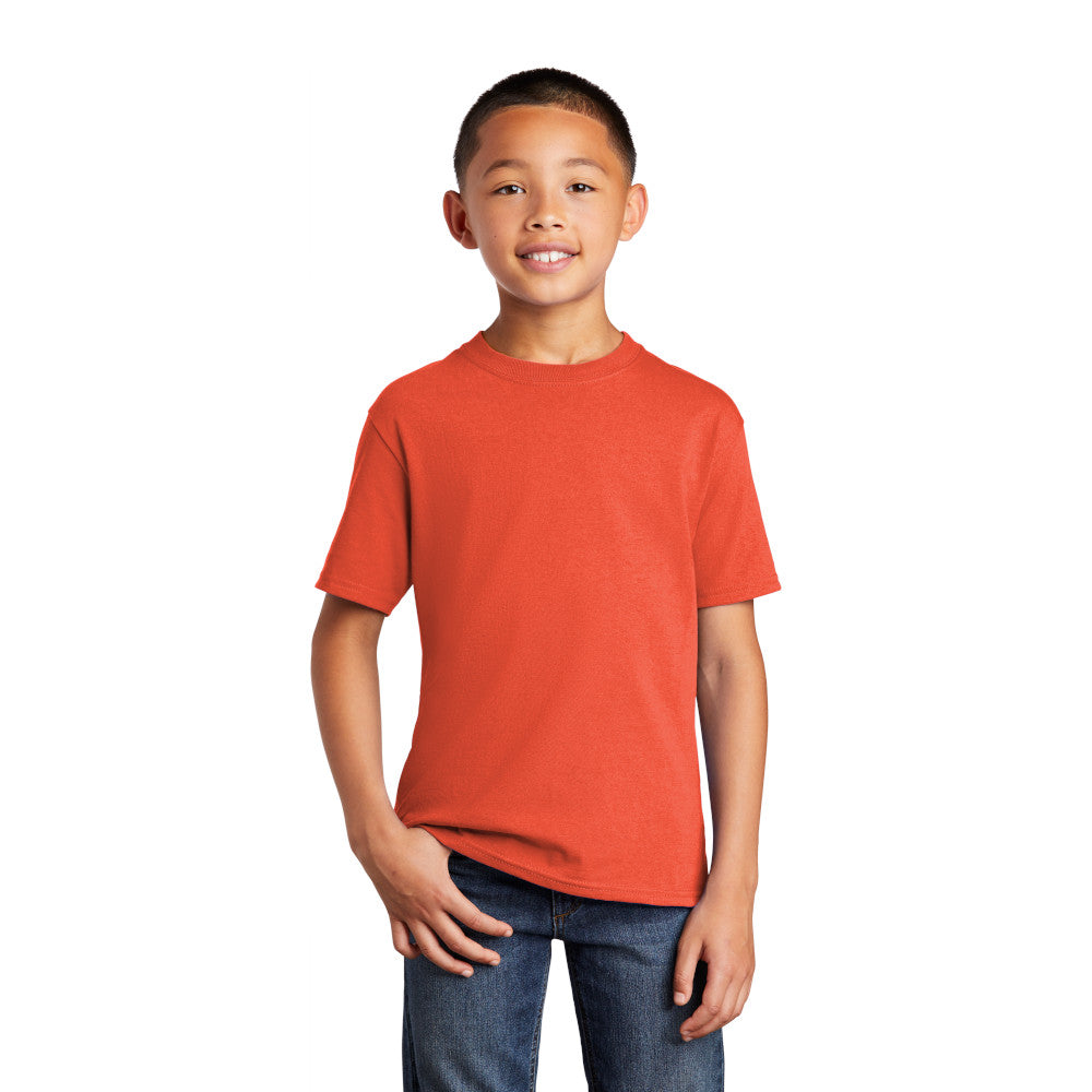 Port & Company Youth Core Cotton Tee Decorated