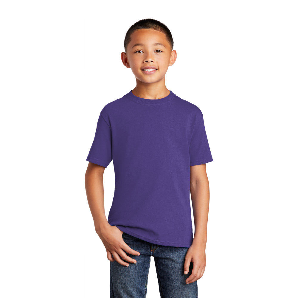 Port & Company Youth Core Cotton Tee Decorated