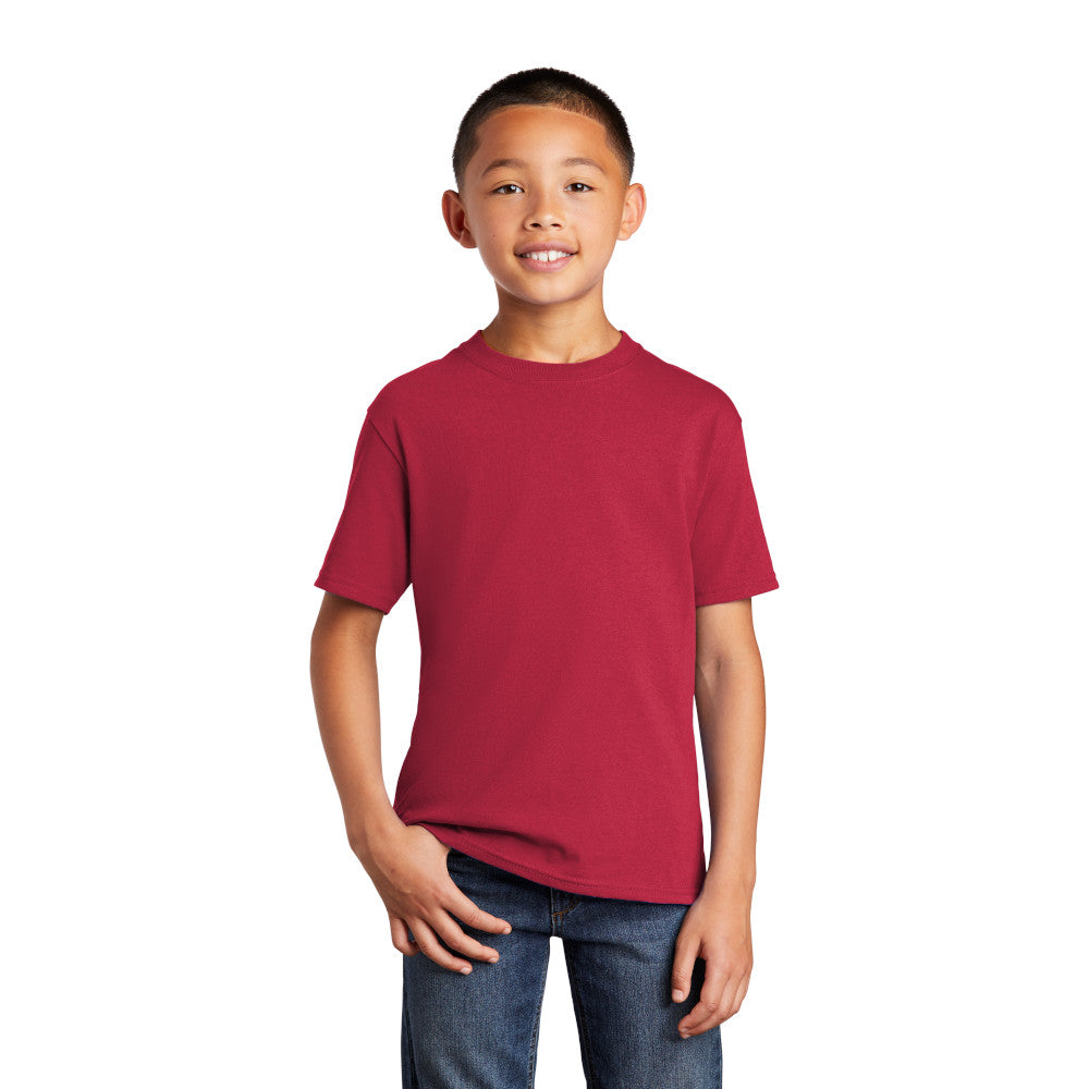 Port & Company Youth Core Cotton Tee Decorated