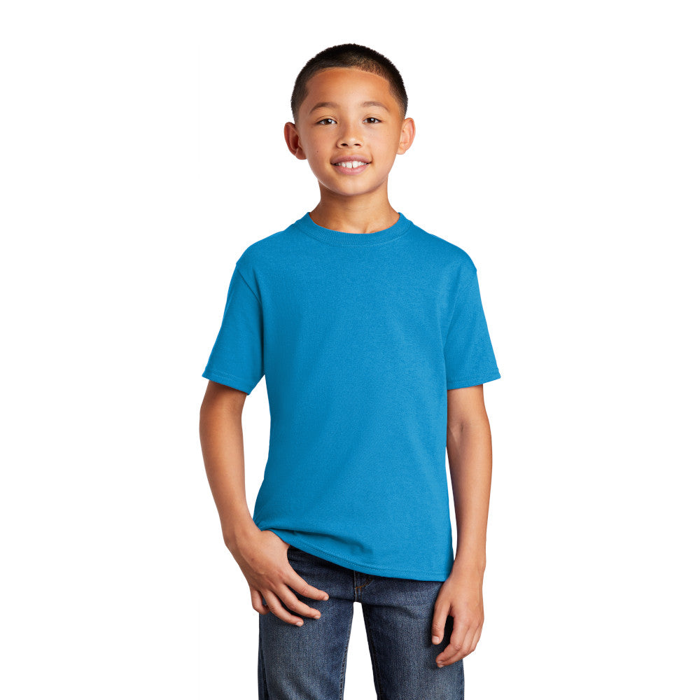 Port & Company Youth Core Cotton Tee Decorated