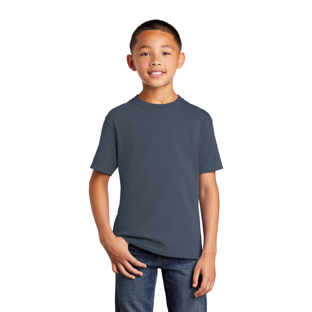 Port & Company Youth Core Cotton Tee Decorated