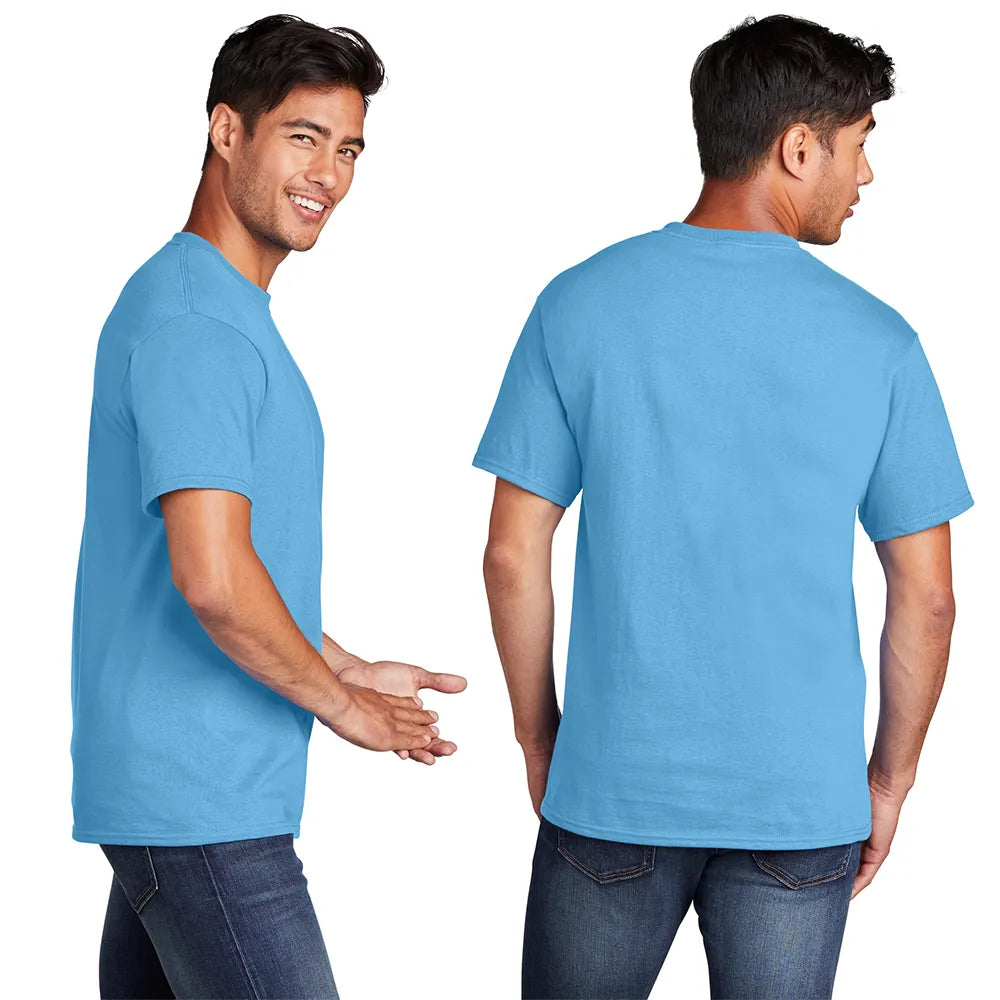 Port & Company Core Cotton Tee Decorated - Athletic Grey Heather