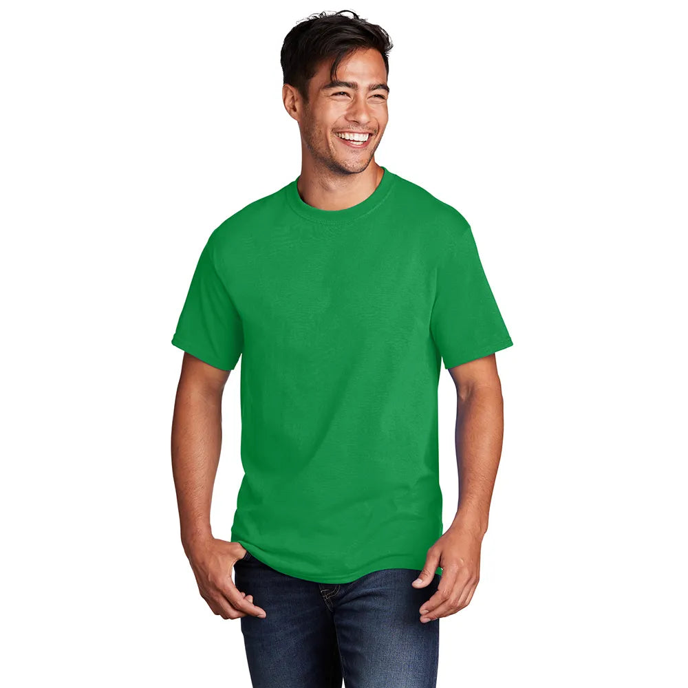 Port & Company Core Cotton Tee Decorated - Clover Green