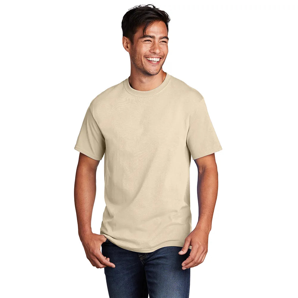 Port & Company Core Cotton Tee Decorated - Dark Heather Grey