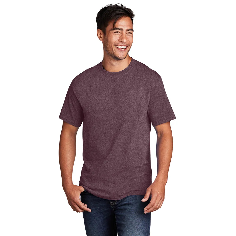Port & Company Core Cotton Tee Decorated - Red