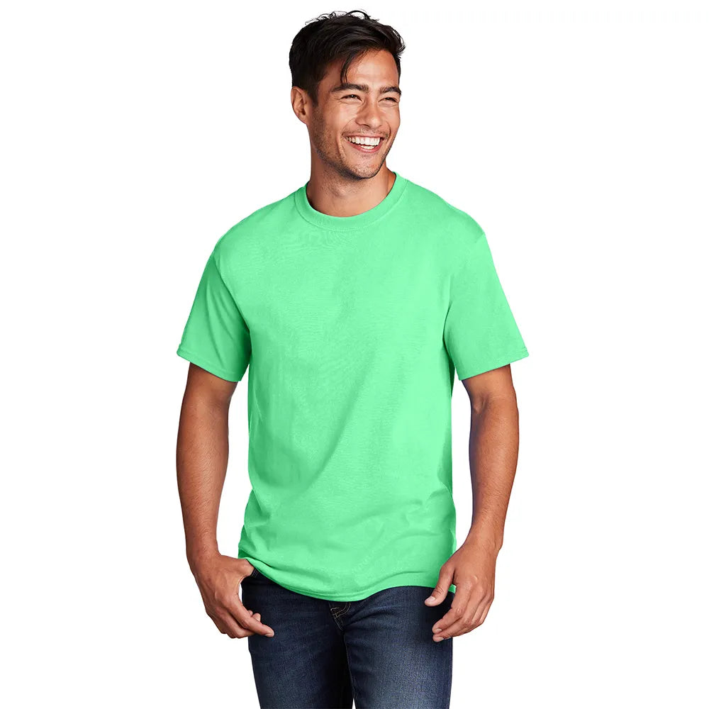 Port & Company Core Cotton Tee Decorated - Jadeite Green