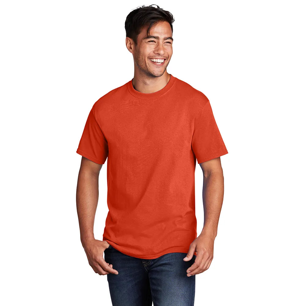 Port & Company Core Cotton Tee Decorated - Orange