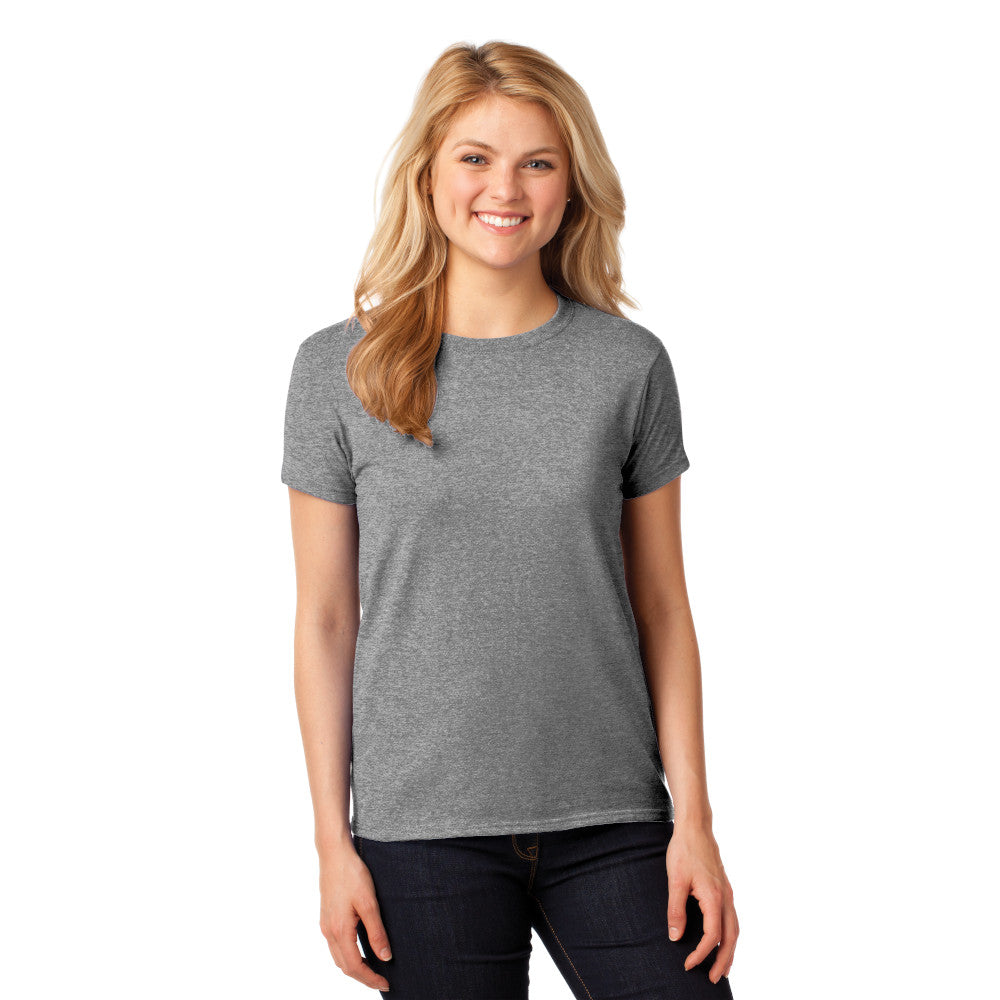 Gildan Women's Heavy Cotton 100% Cotton T-Shirt Decorated - Graphite Grey Heather