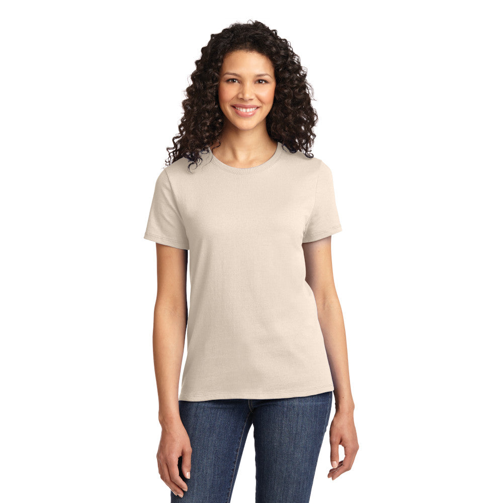 Port & Company Women's Essential Tee Decorated - Purple