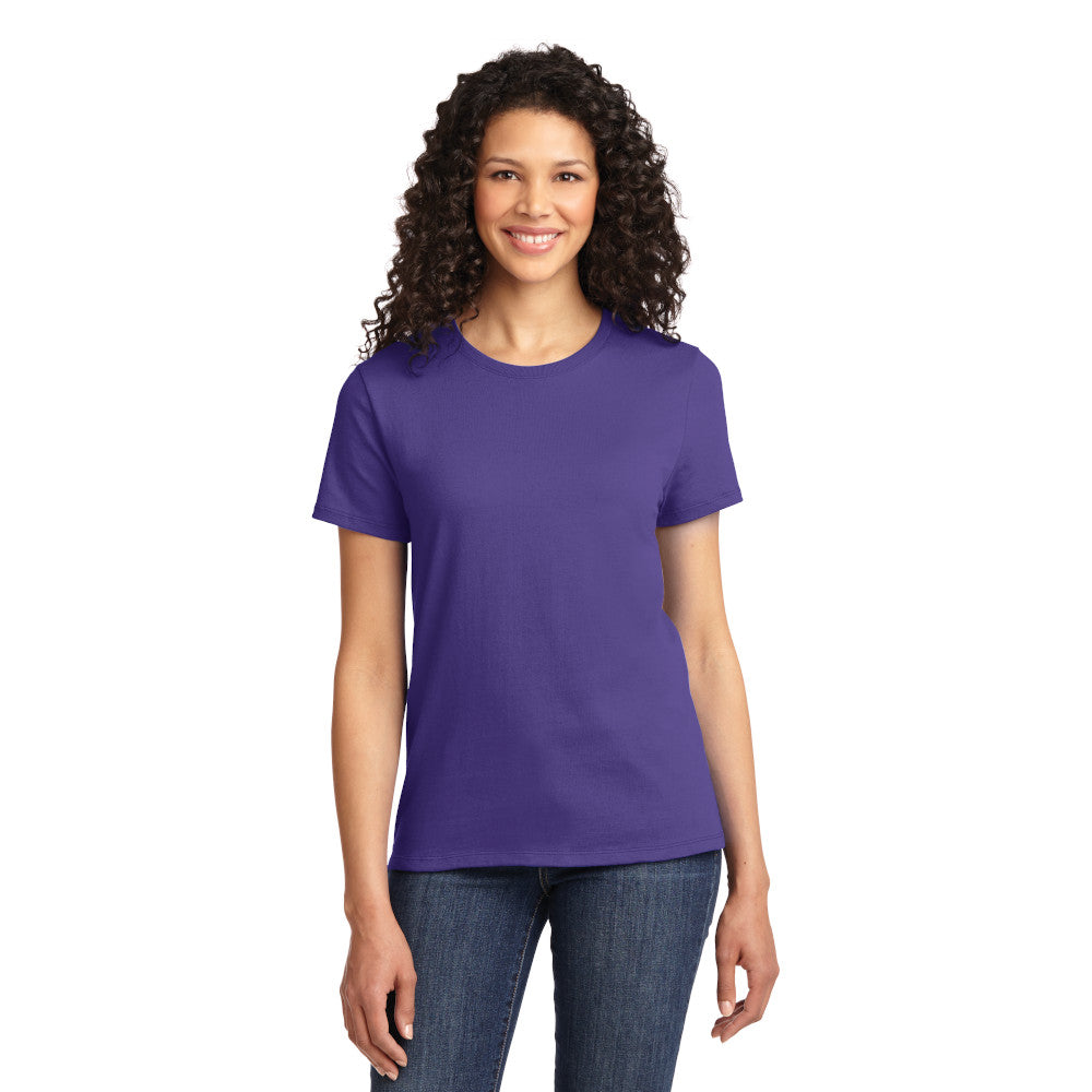 Port & Company Women's Essential Tee Decorated - Royal Blue