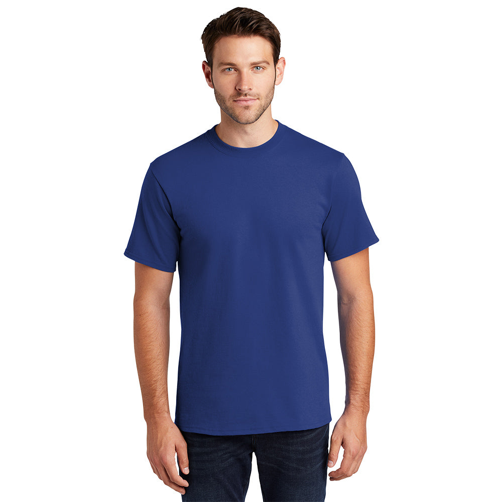 Port & Company Essential Tee Decorated - Deep Navy Blue
