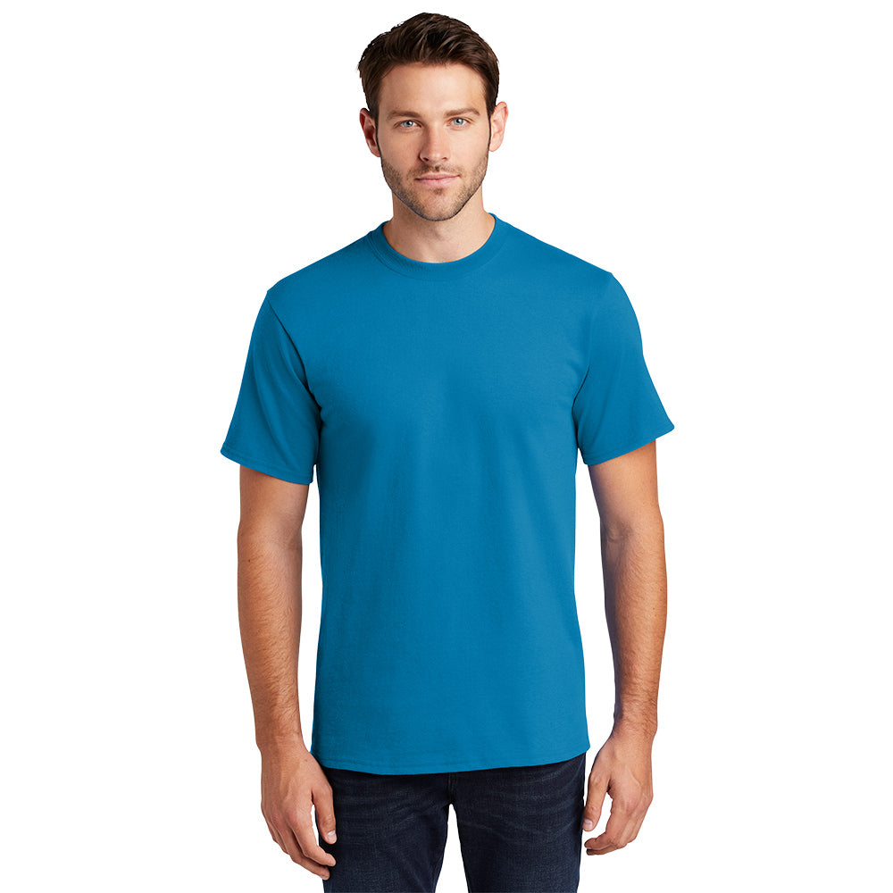 Port & Company Essential Tee Decorated - Sangria Pink