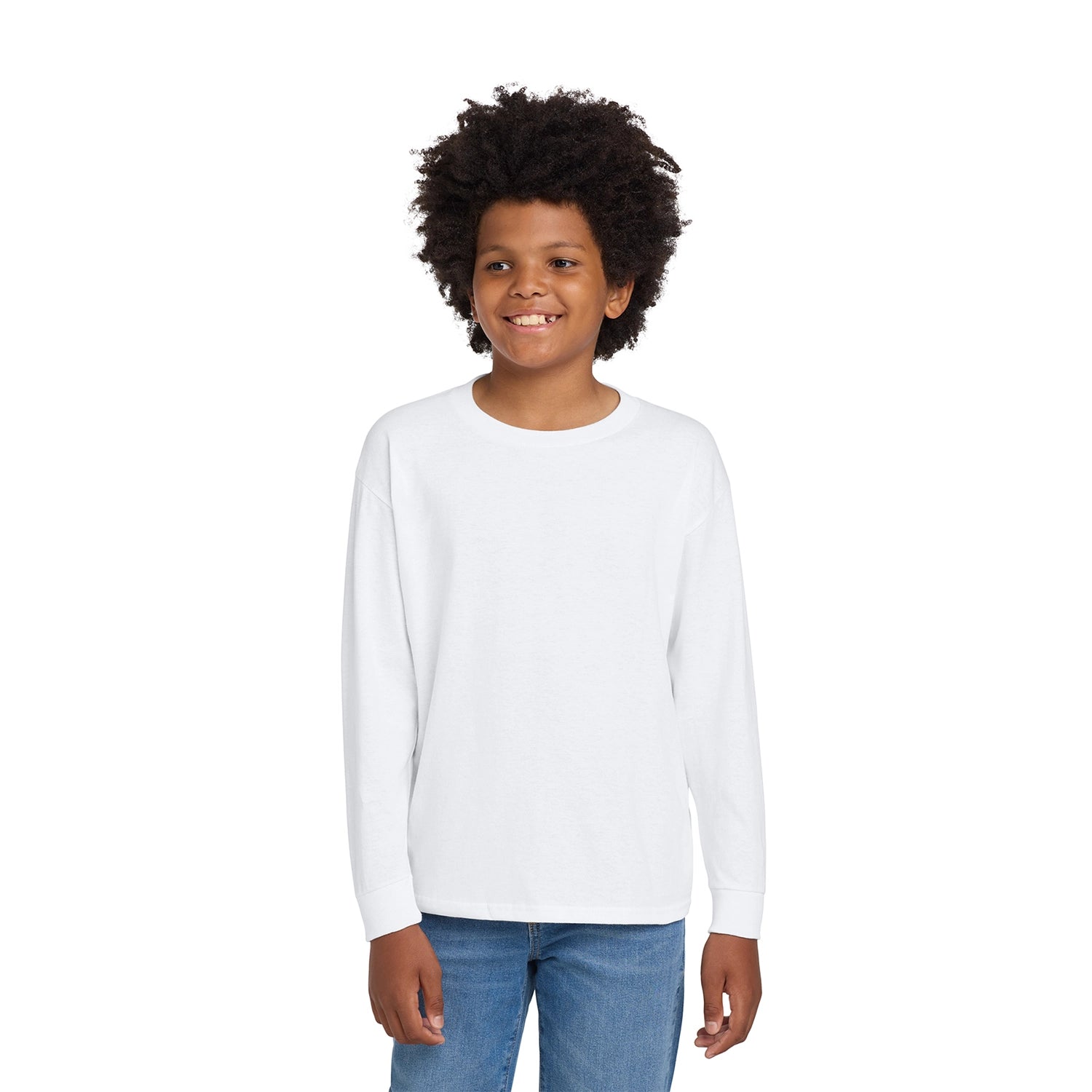 Gildan Decorated Youth Heavy Cotton 100% Cotton Long Sleeve TShirt