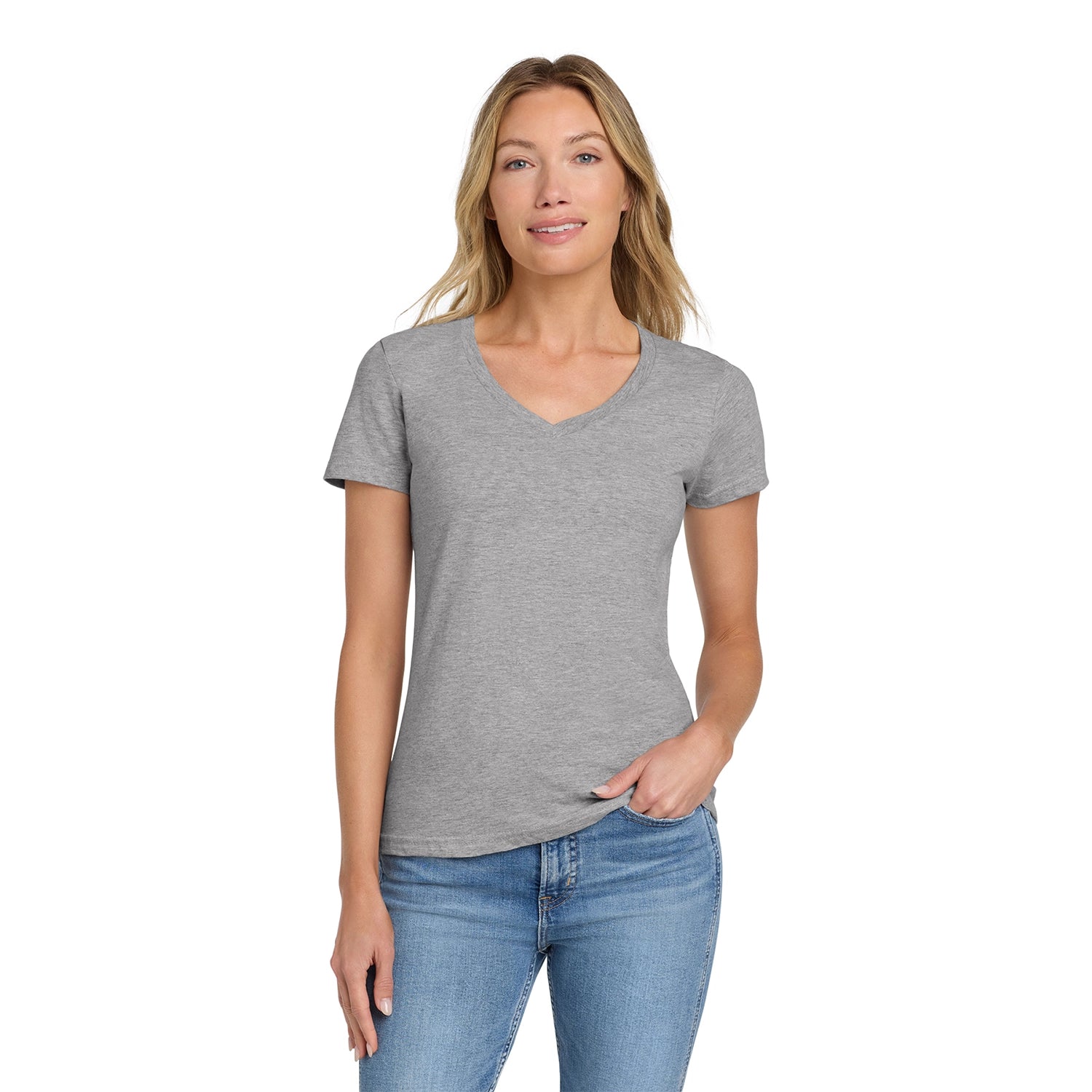 Gildan Decorated Softstyle Women's Fit VNeck TShirt