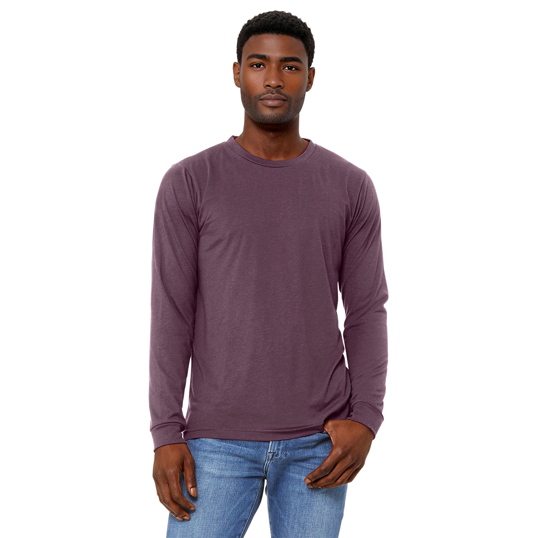 BELLA+CANVAS Decorated Unisex Triblend Long Sleeve Tee