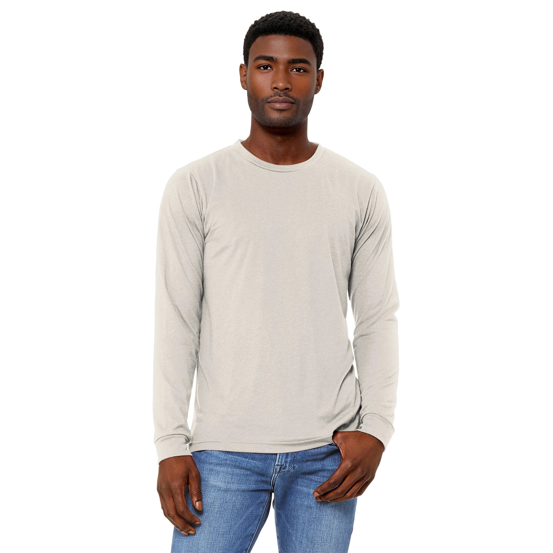 BELLA+CANVAS Decorated Unisex Triblend Long Sleeve Tee