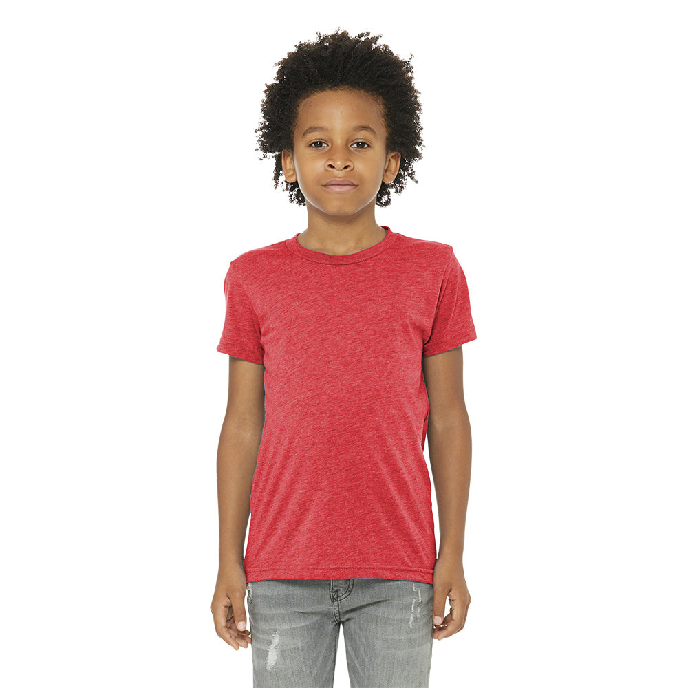 BELLA+CANVAS Youth Triblend Short Sleeve Tee Decorated