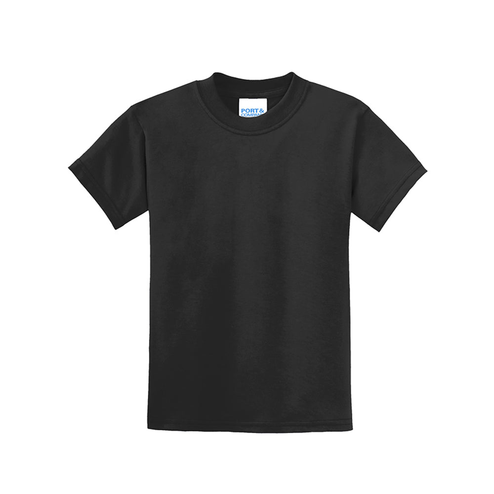 Port & Company Youth Core Blend Tee Decorated