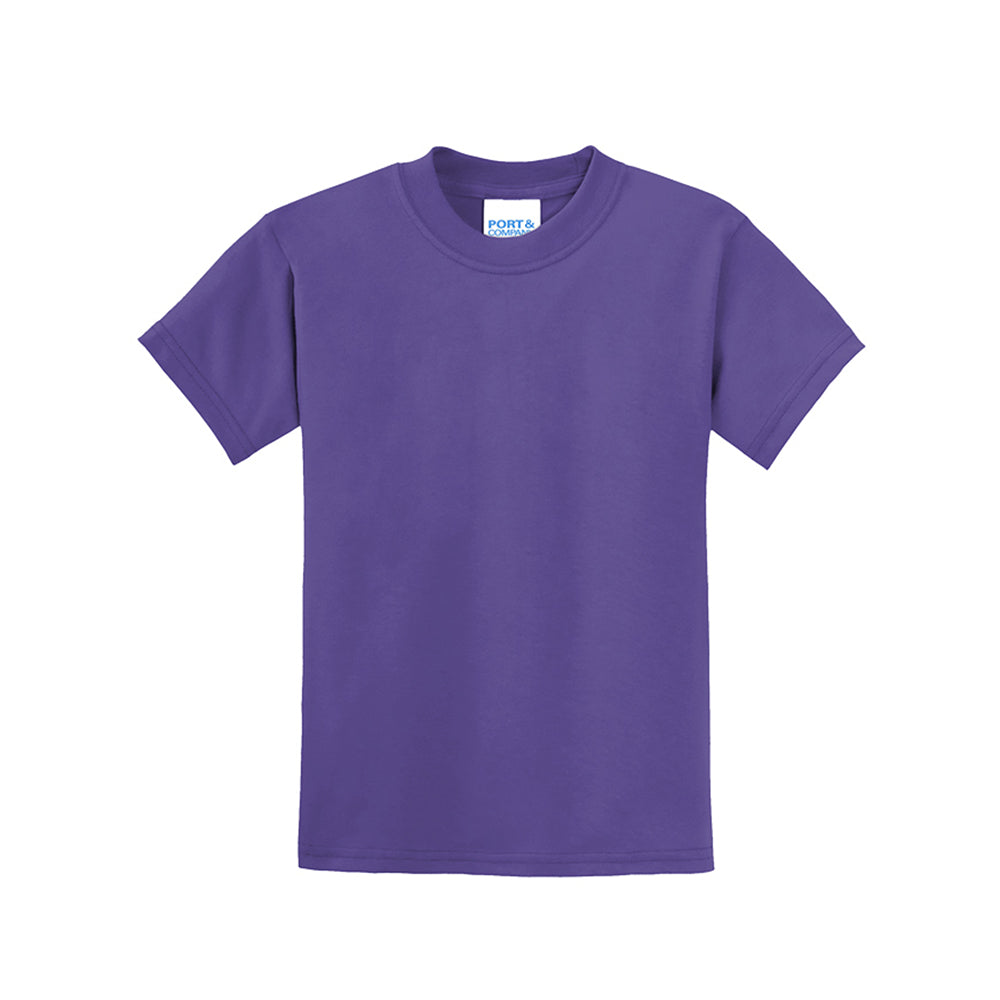 Port & Company Youth Core Blend Tee Decorated