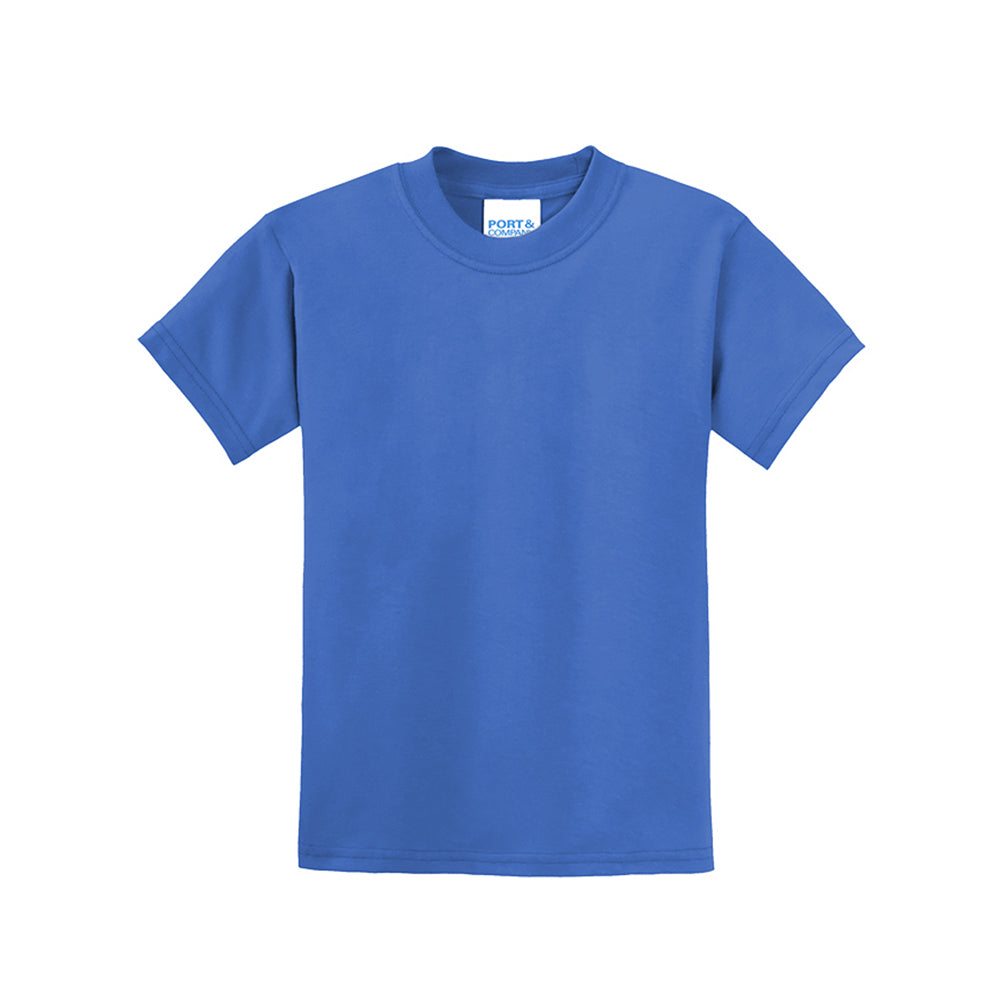 Port & Company Youth Core Blend Tee Decorated
