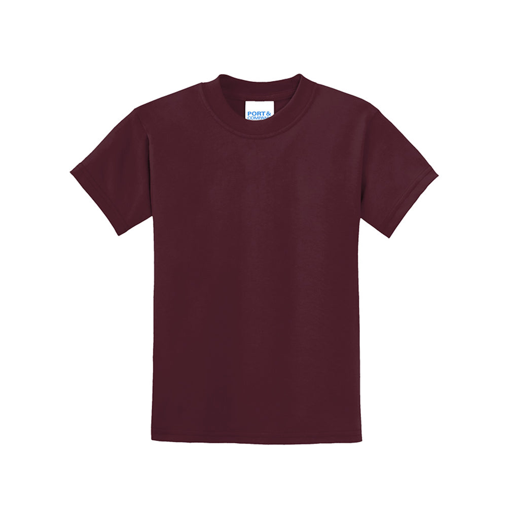 Port & Company Youth Core Blend Tee Decorated
