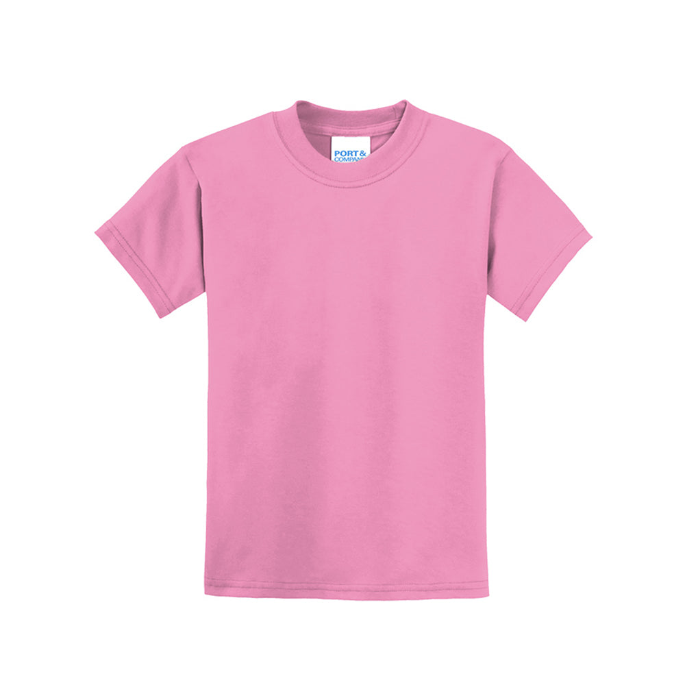 Port & Company Youth Core Blend Tee Decorated