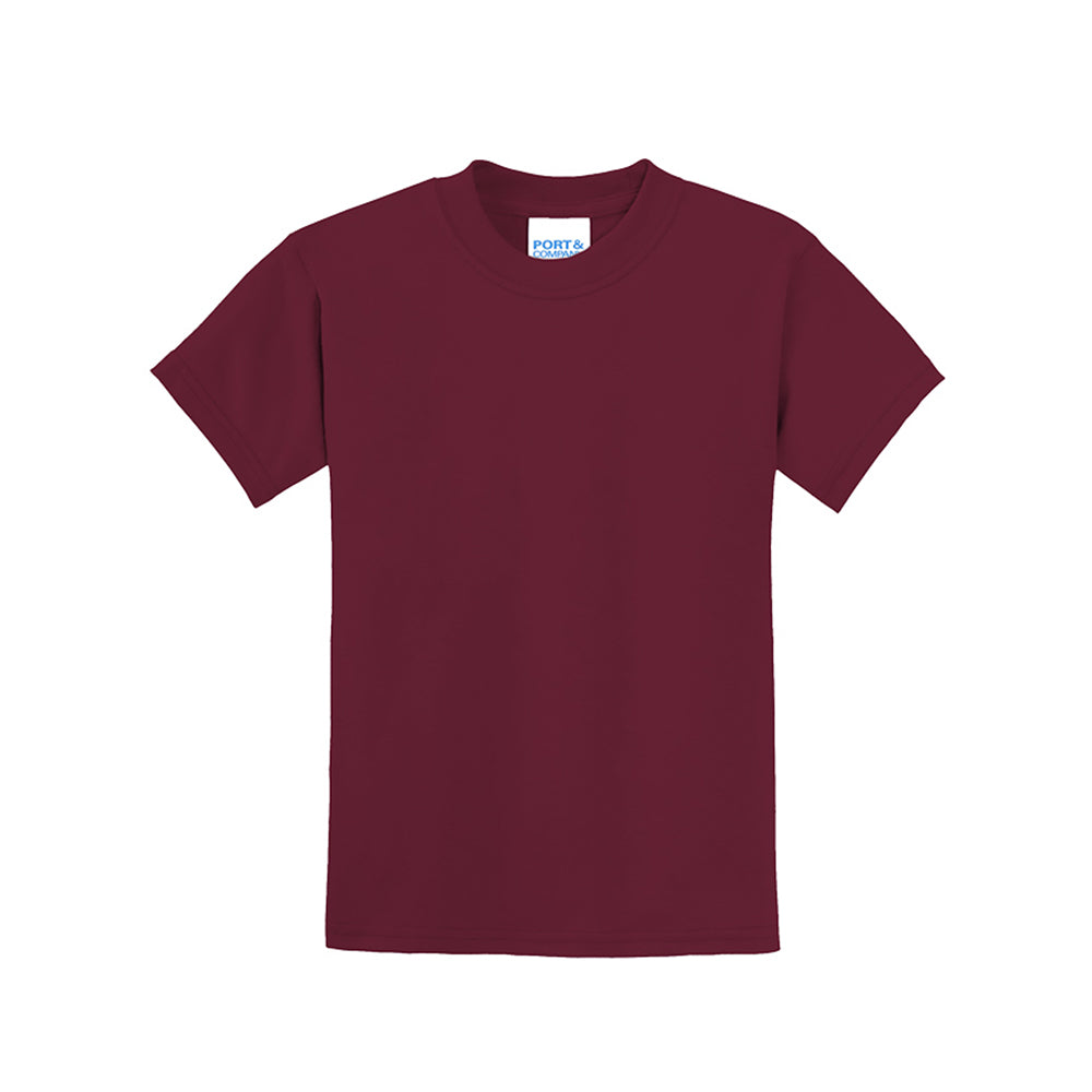 Port & Company Youth Core Blend Tee Decorated