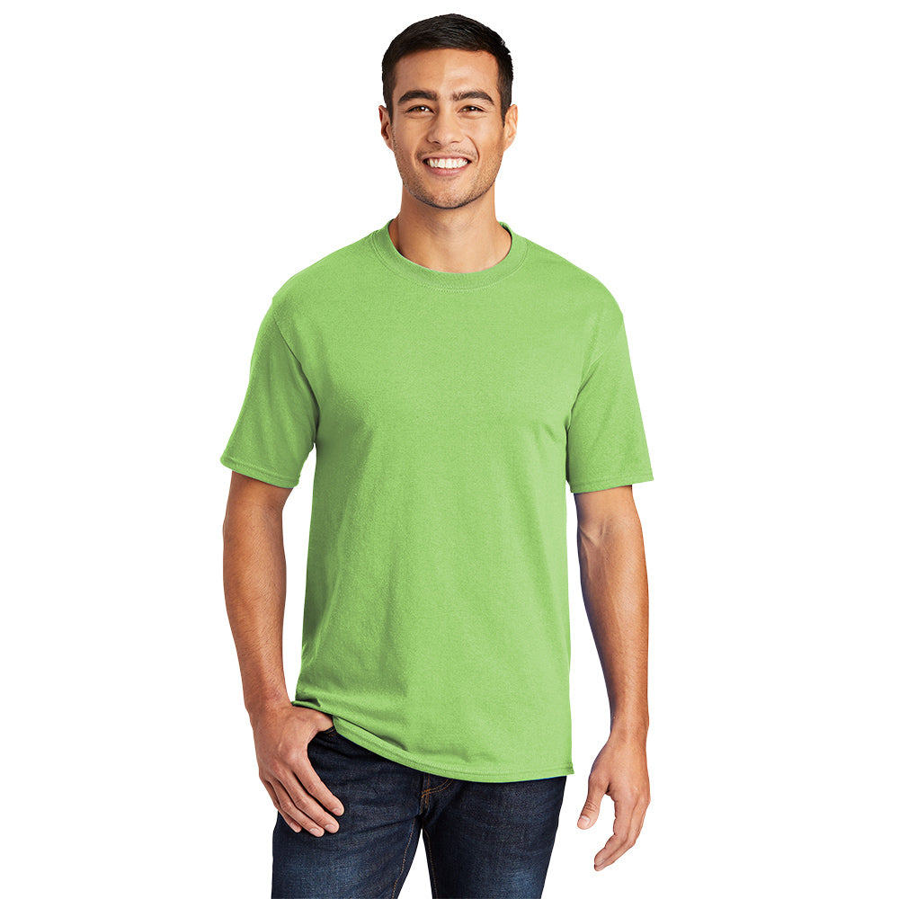 Port & Company Core Blend Tee Decorated - Lime Green
