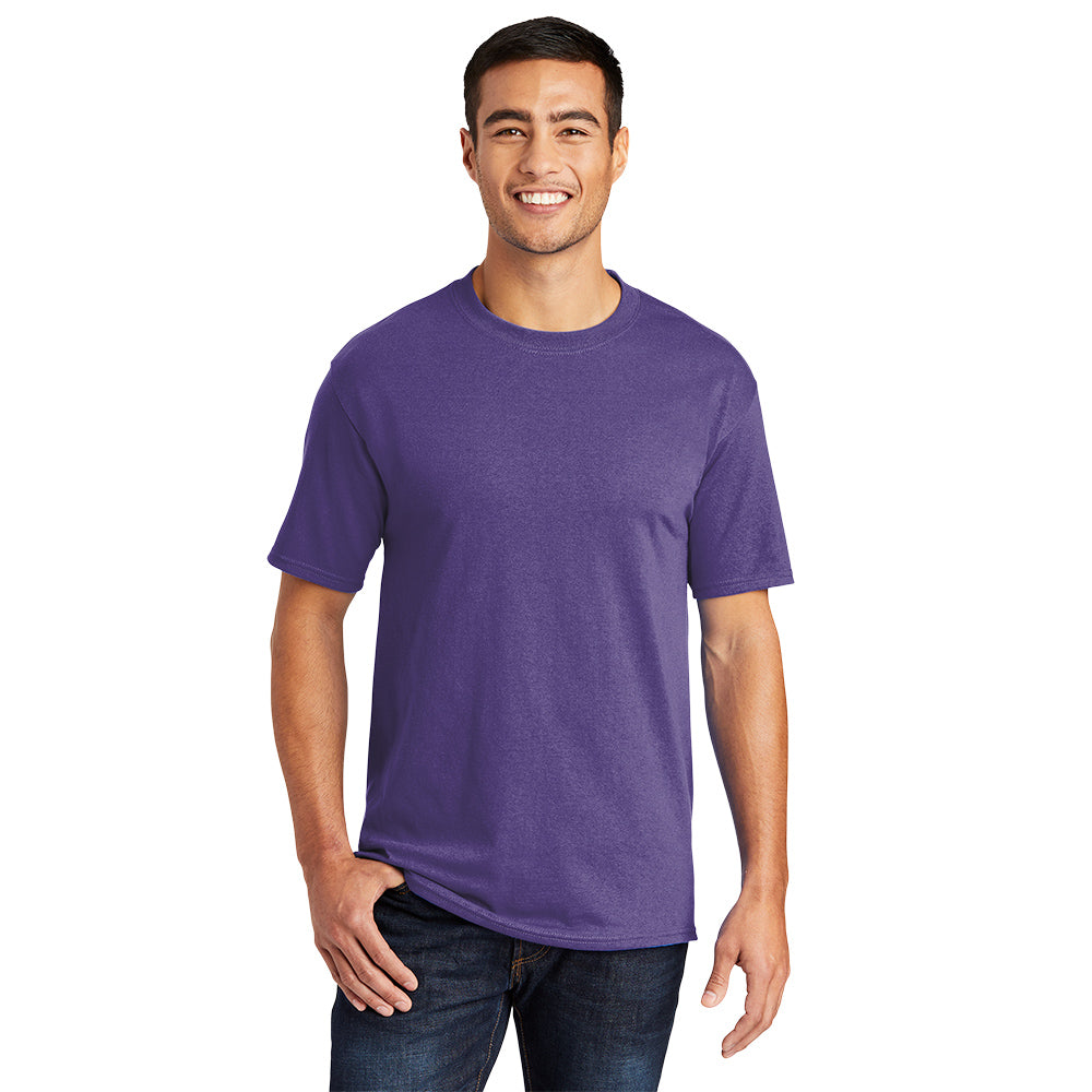 Port & Company Core Blend Tee Decorated - Purple
