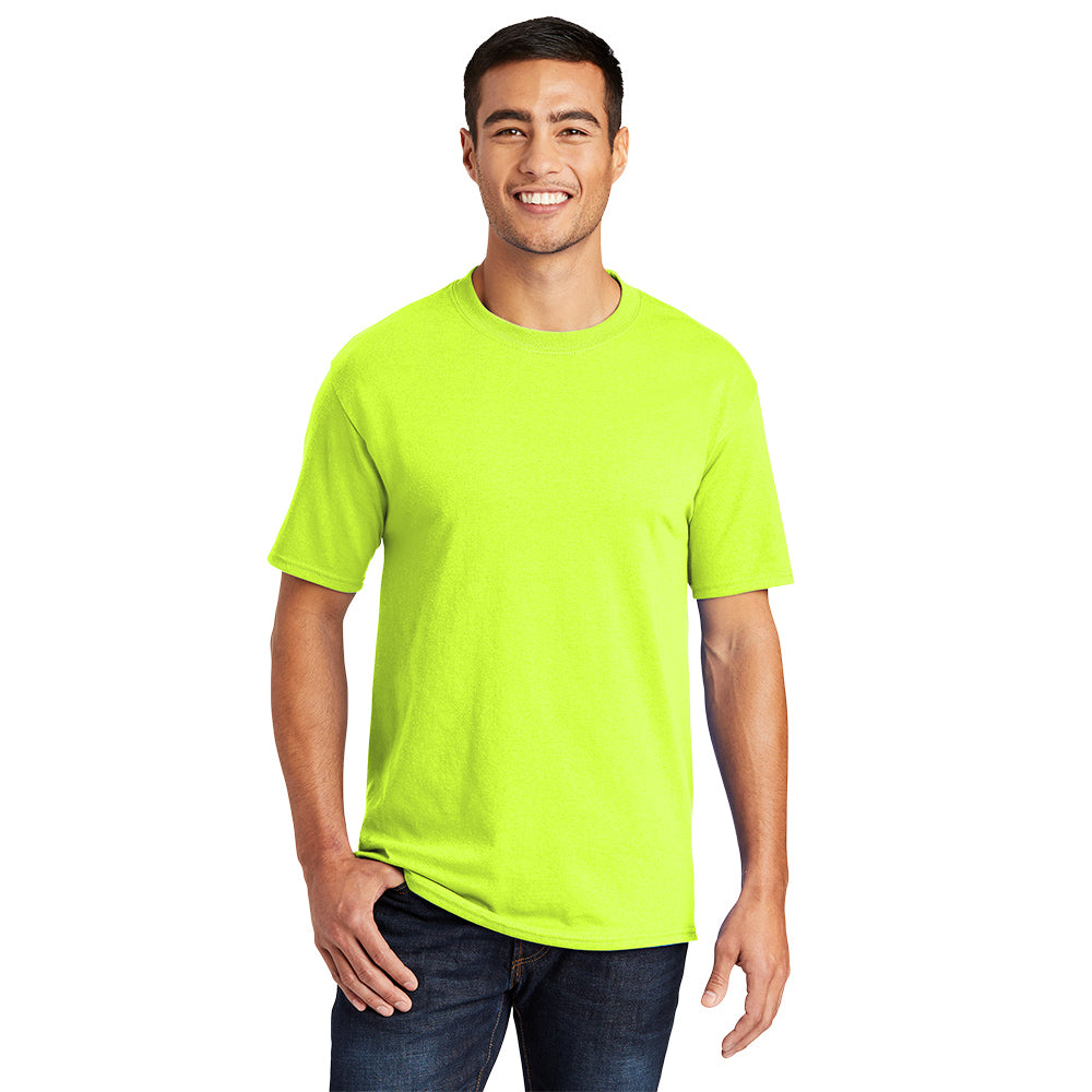 Port & Company Core Blend Tee Decorated - Safety Green