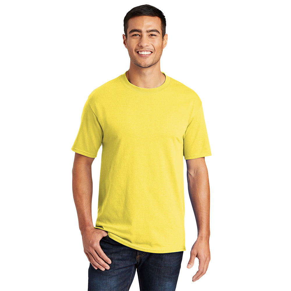 Port & Company Core Blend Tee Decorated - Yellow